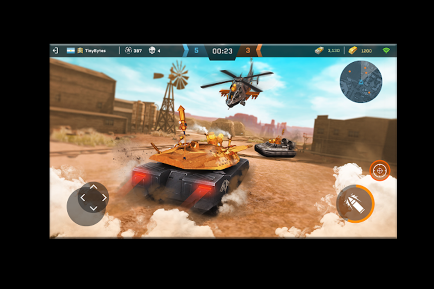 Massive War Helikopter & Tank