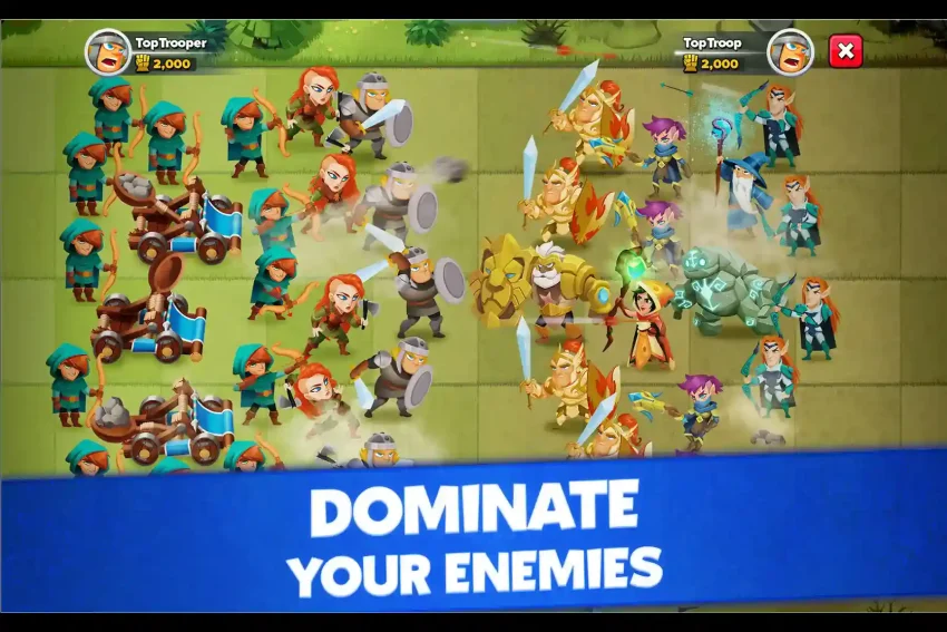 Game Top Troops Conquer Kingdoms