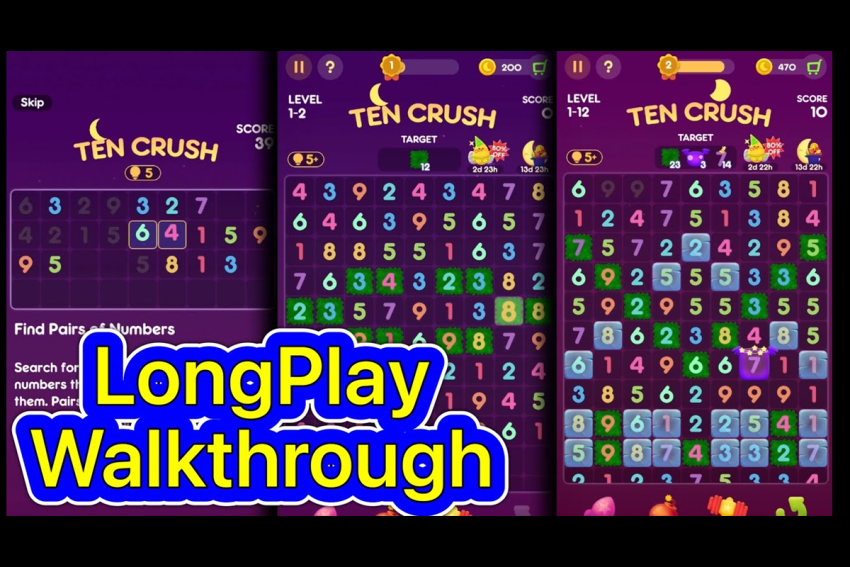 Ten Crush Game Puzzle